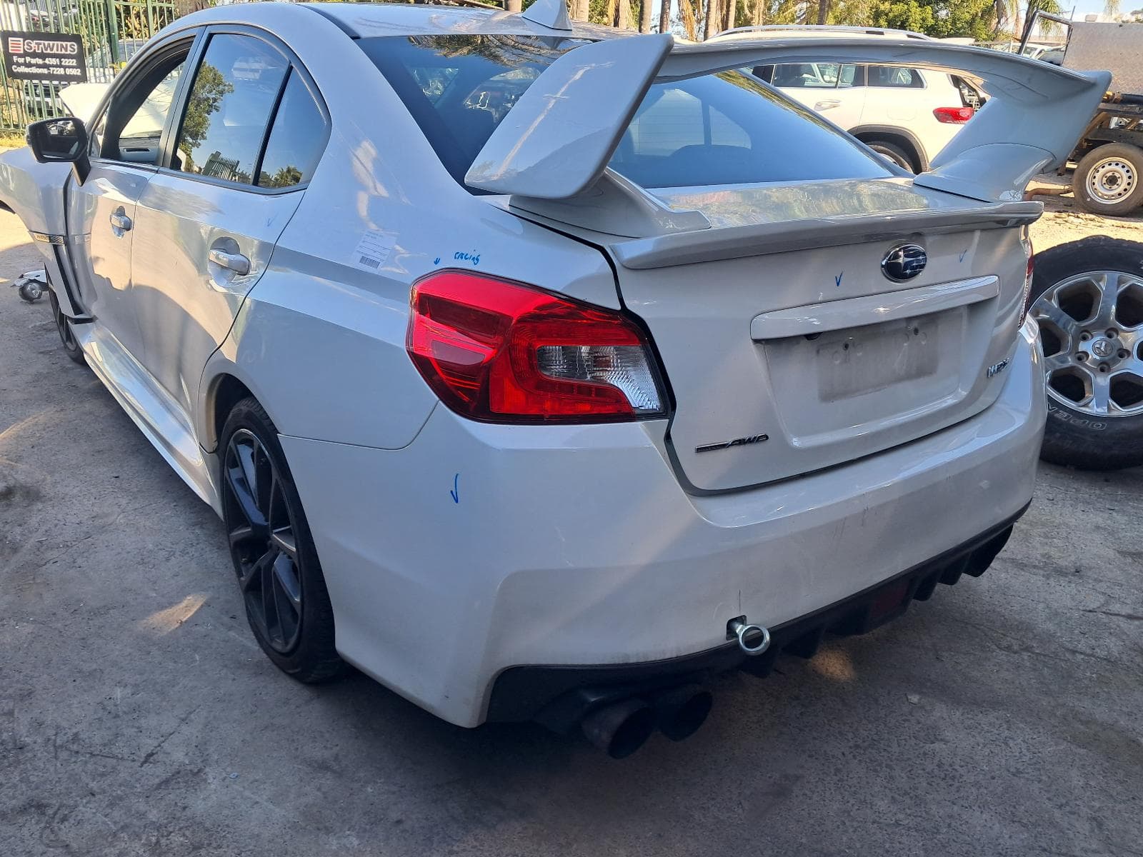 Featured wrecking vehicle: 2017 SUBARU WRX (stock SPN724)