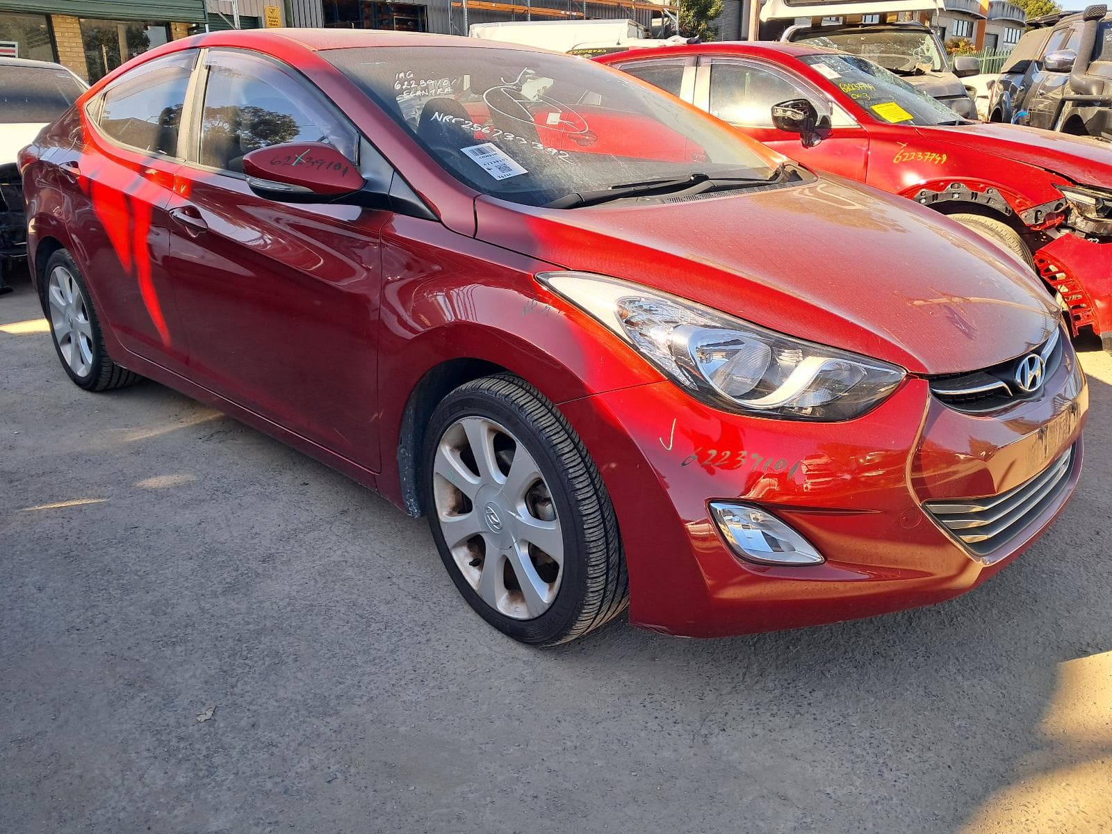 Featured wrecking vehicle: 2012 HYUNDAI ELANTRA (stock SPN834)