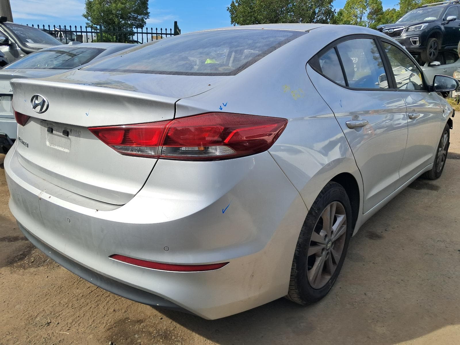 Featured wrecking vehicle: 2017 HYUNDAI ELANTRA (stock SPN823)