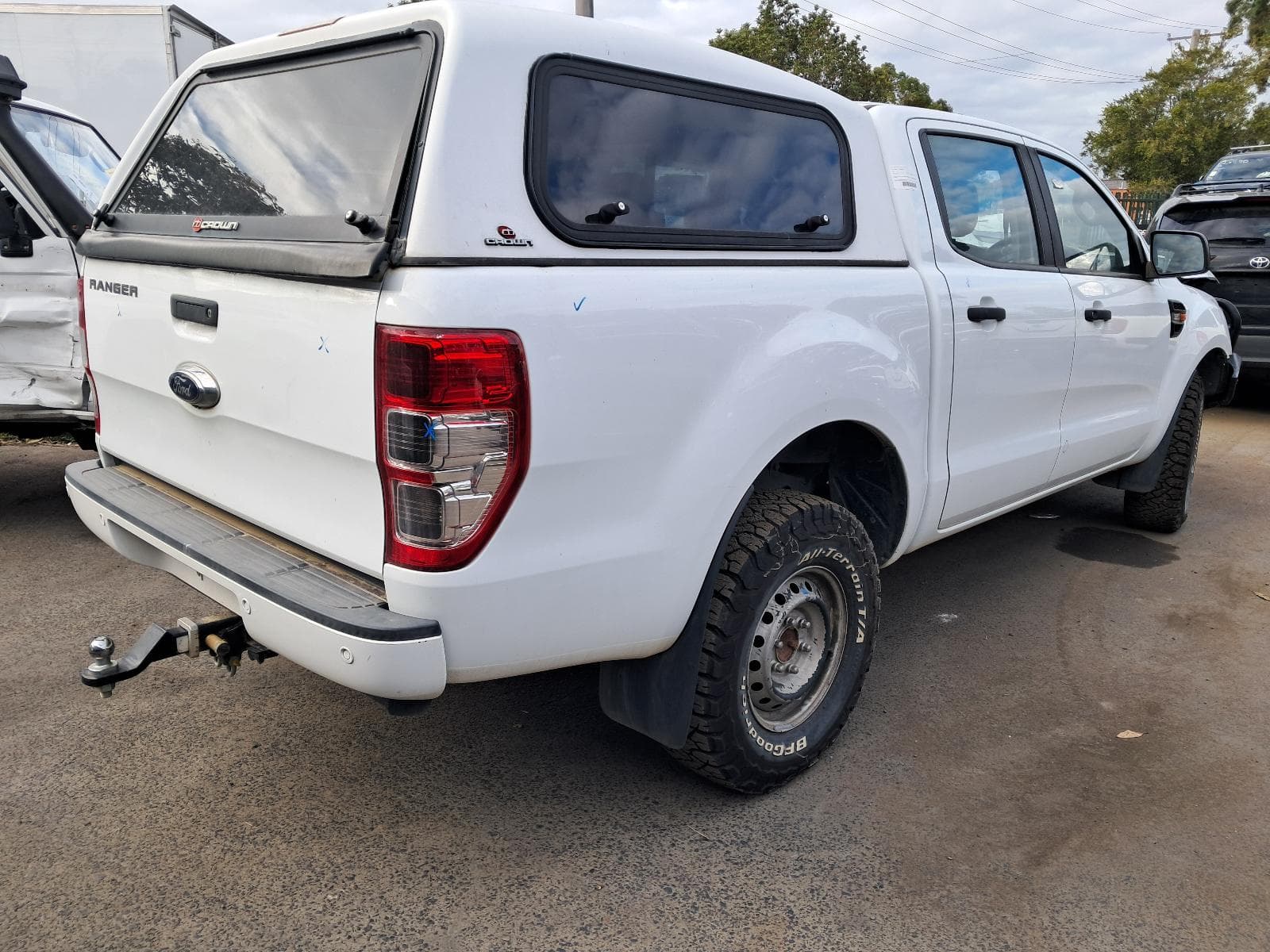 Featured wrecking vehicle: 2019 FORD RANGER (stock 10693)
