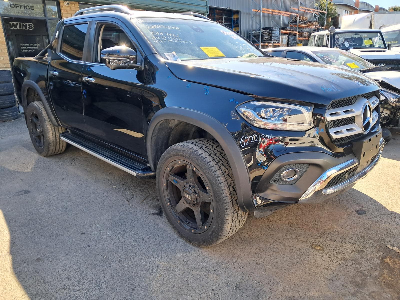 Featured wrecking vehicle: 2018 MERCEDES X CLASS (stock SPN809)