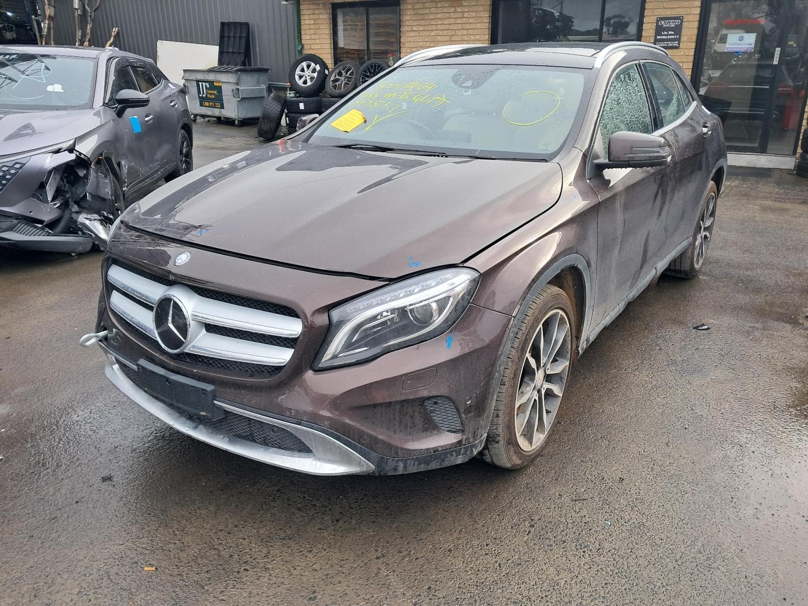 Featured wrecking vehicle: 2015 MERCEDES GLA CLASS (stock 10908)