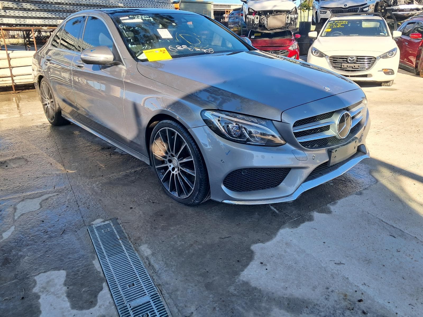 Featured wrecking vehicle: 2016 MERCEDES C CLASS (stock SPN943)