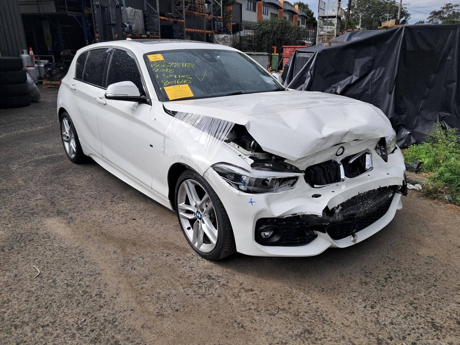 Featured wrecking vehicle: 2018 BMW 1 SERIES (stock 10988)
