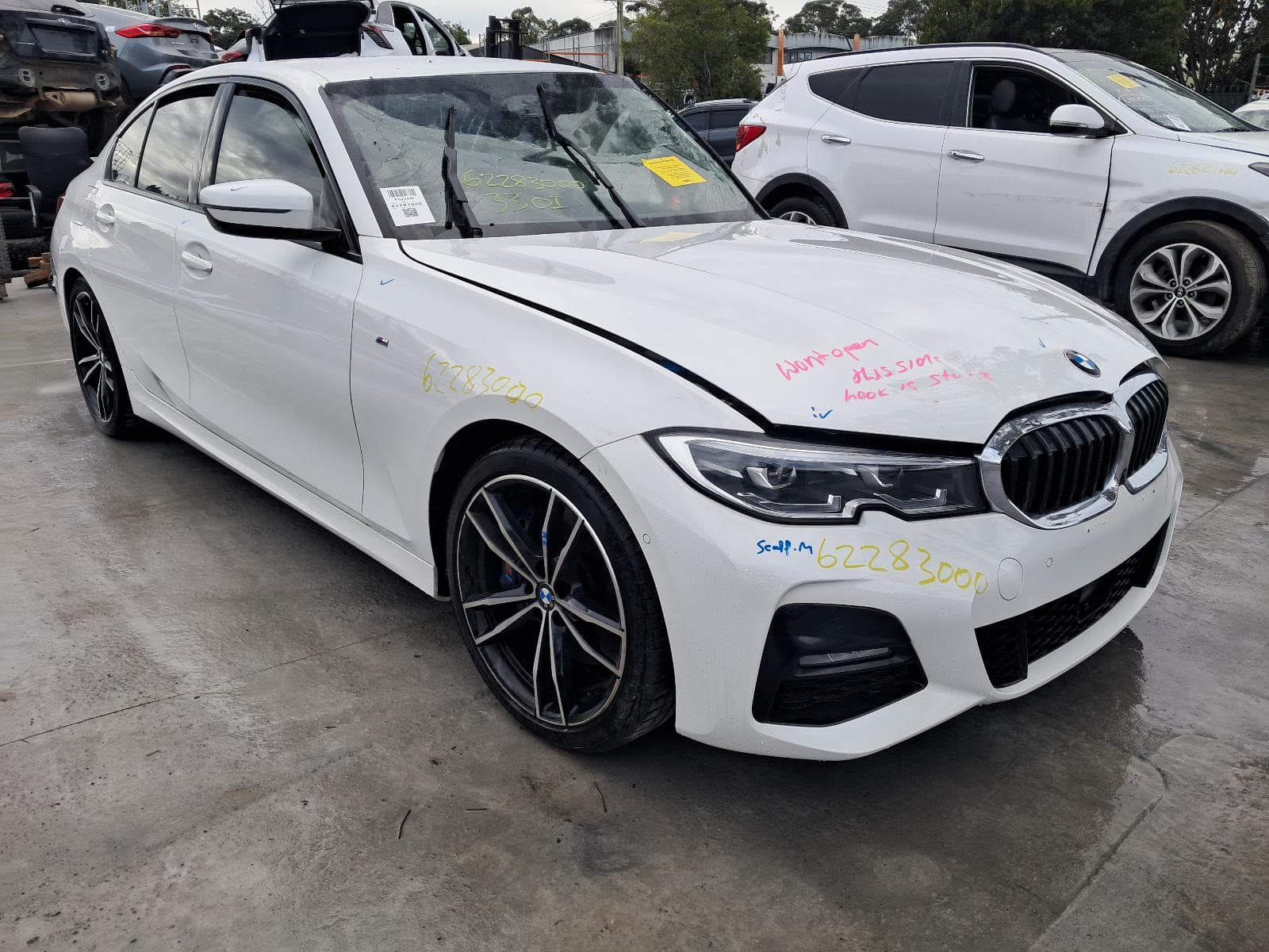 Featured wrecking vehicle: 2019 BMW 3 SERIES (stock SPN978)
