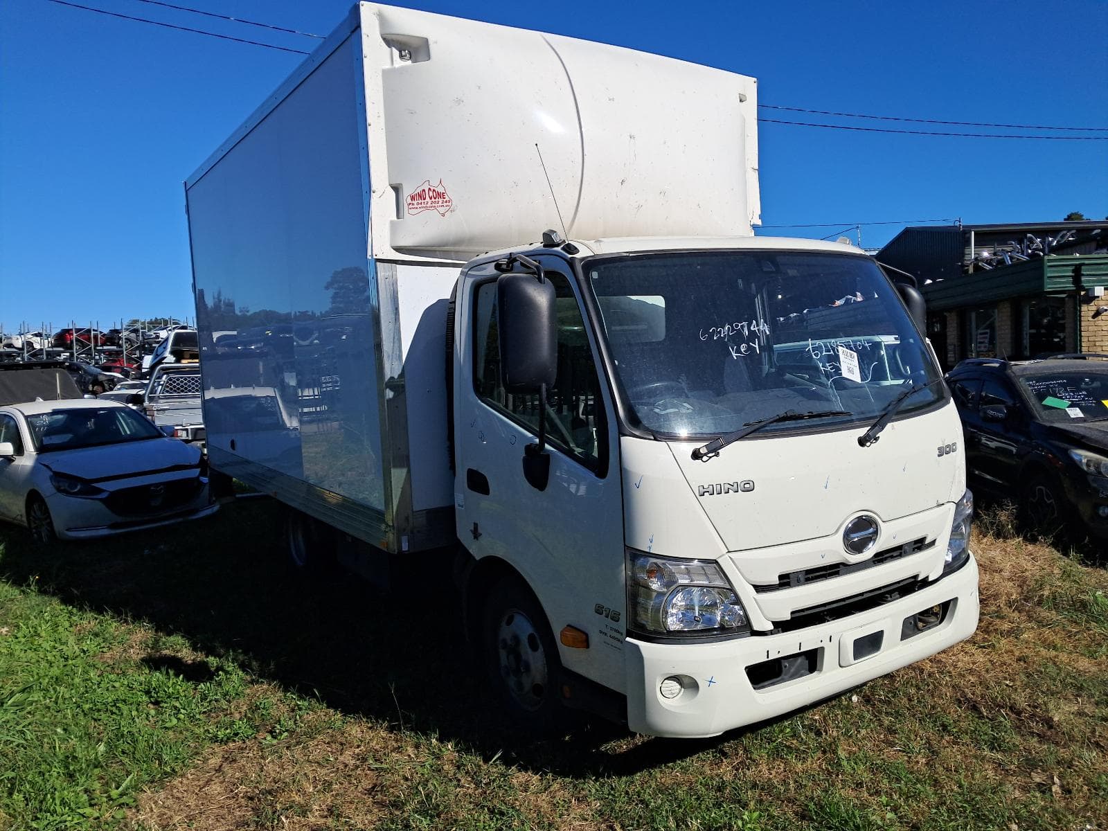 Featured wrecking vehicle: 2021 HINO 300 (stock 10722)