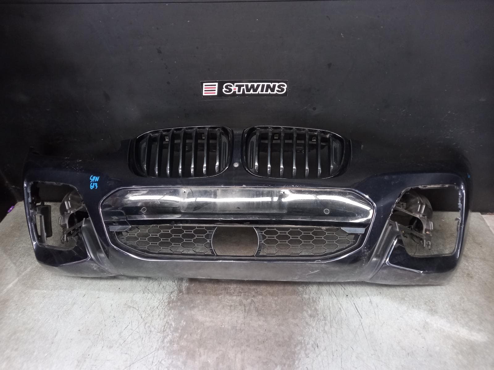 Used auto part listing image: 2021 BMW X3 FRONT BUMPER G01, M SPORT, W/ PARK ASSIST TYPE, 08/17-07/21 0000390931