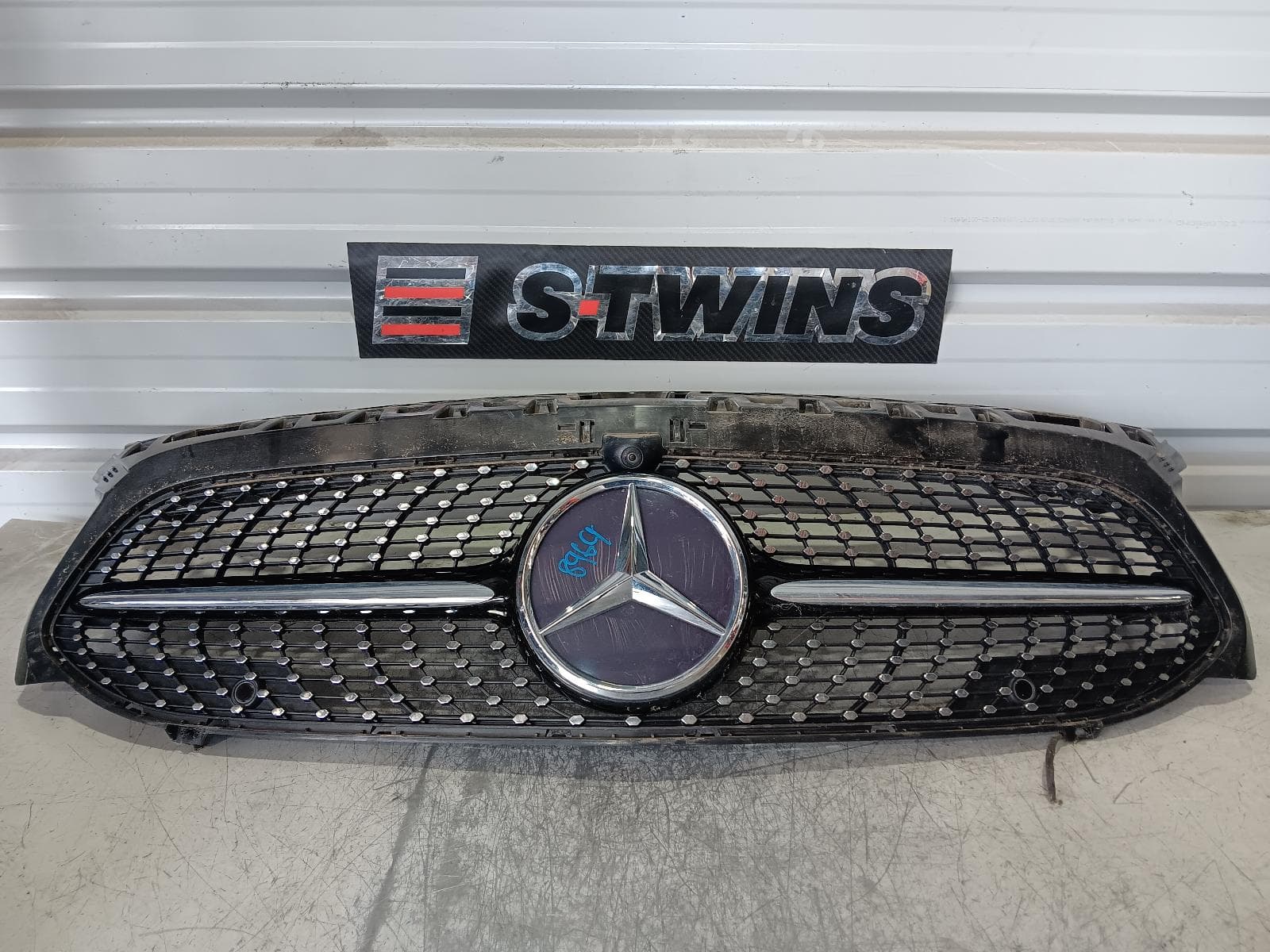 Used auto part listing image: 2019 MERCEDES B CLASS GRILLE RADIATOR GRILLE, W247, AMG SPORT TYPE, W/ CAMERA TYPE, 03/19- 0000378074