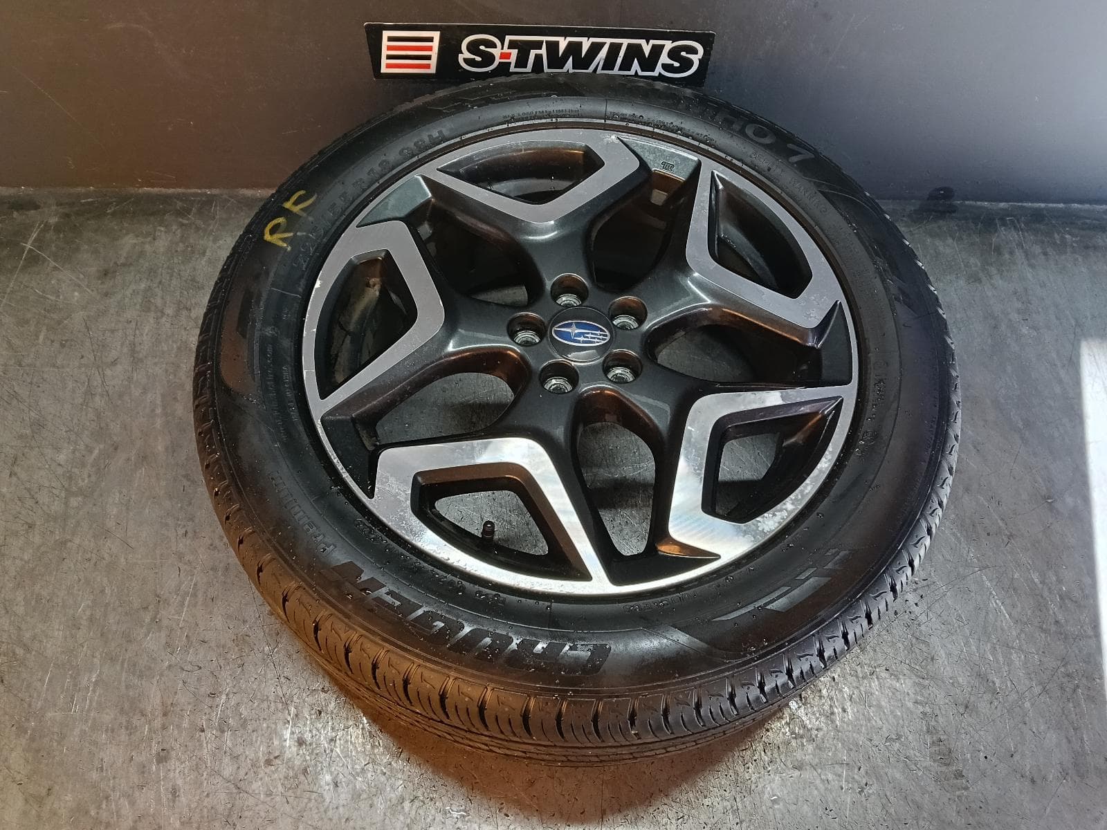 Used auto part listing image: 2020 SUBARU XV WHEEL MAG FACTORY, 18X7IN, 5 Y SPOKE, G5X, 03/17-06/23 0000414292