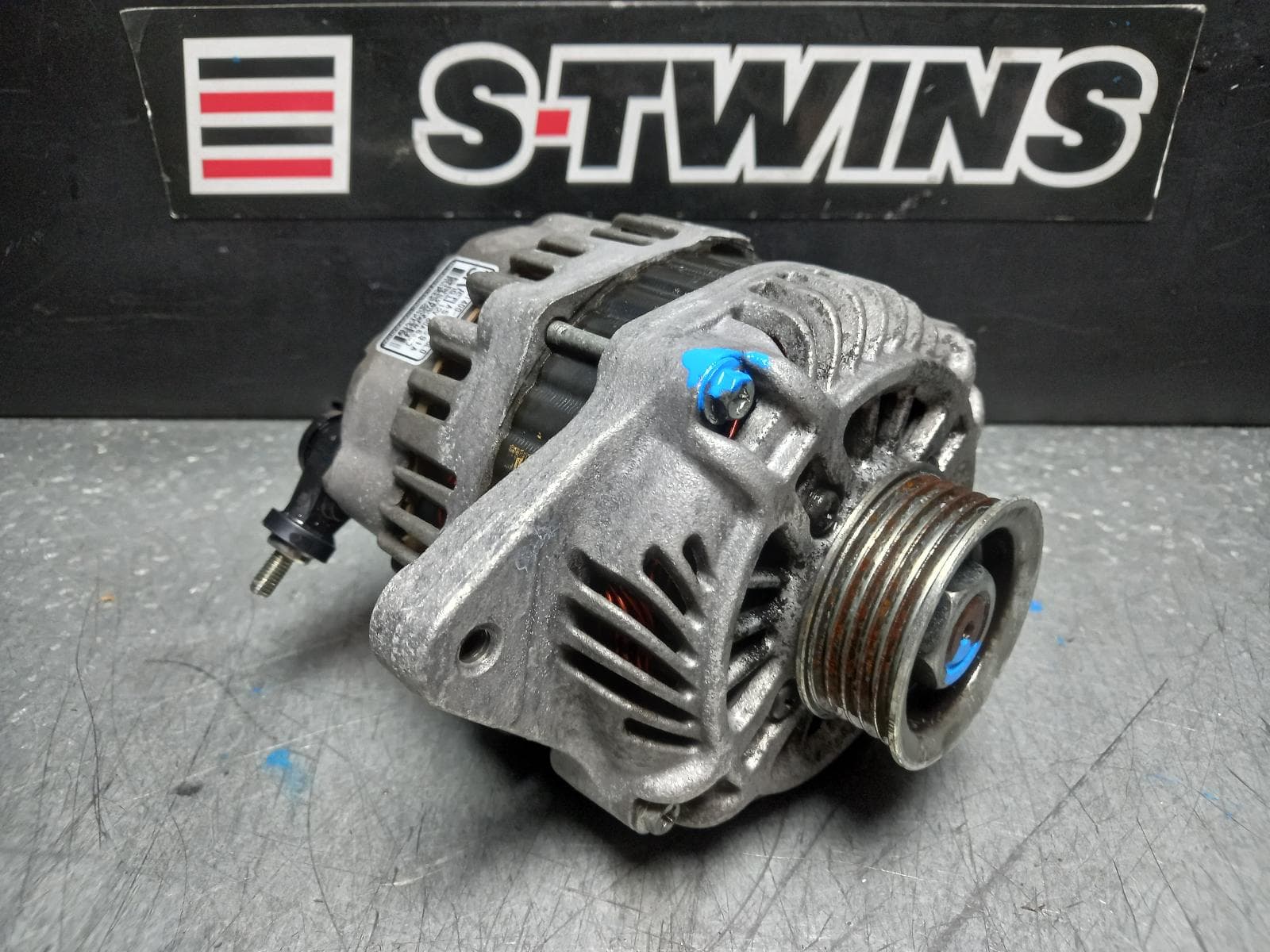 Used auto part listing image: 2016 SUZUKI SWIFT ALTERNATOR PETROL, MITSUBISHI 80AMP, FZ, 08/10-03/17 0000374455