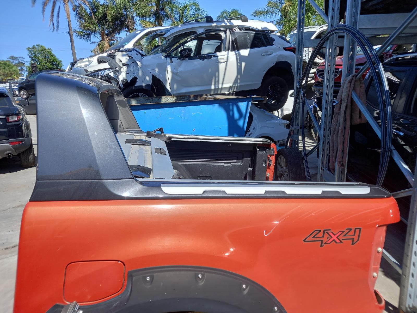 Used auto part listing image: 2012 FORD RANGER TONNEAU COVER MOUNTAIN TOP ROLL DECK, NON ELECTRIC TYPE, DUAL CAB, PX, WILDTRAK, 06/11-04/22 0000379640