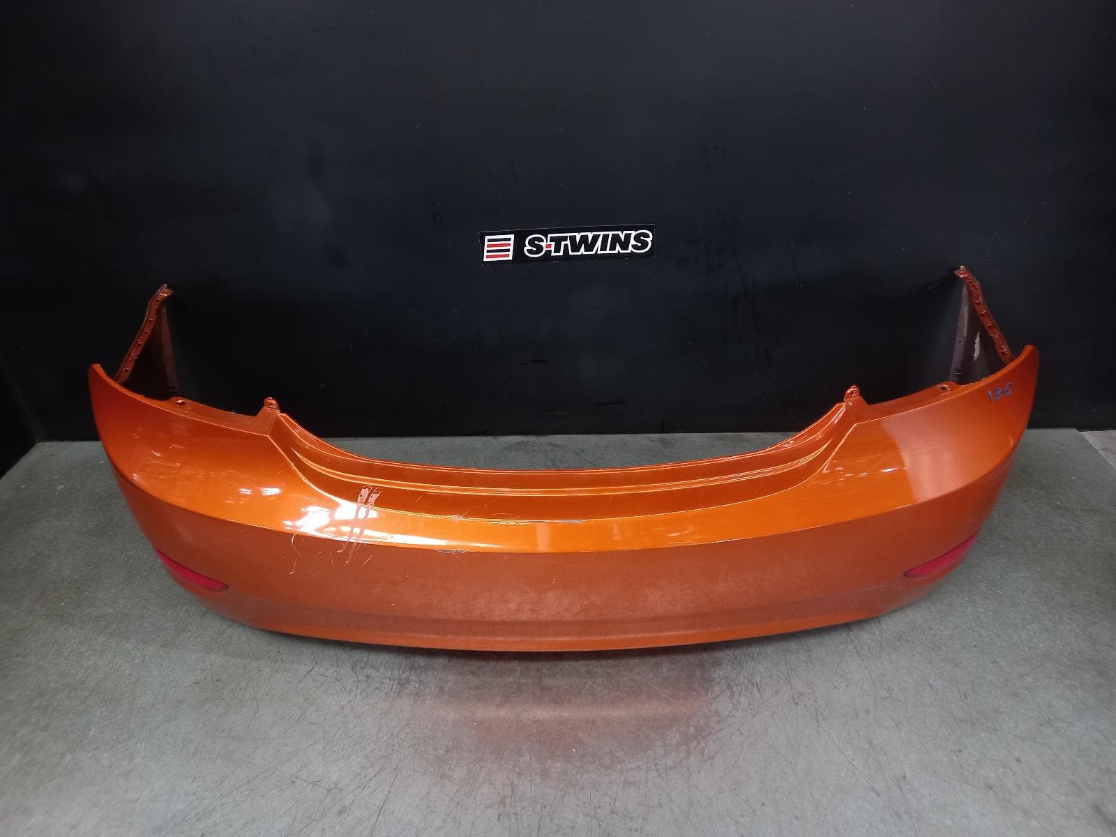 Used auto part listing image: 2016 HYUNDAI ACCENT REAR BUMPER RB, NON PARK SENSORS TYPE, SEDAN, ACTIVE/ELITE, 05/11-12/19 0000373822