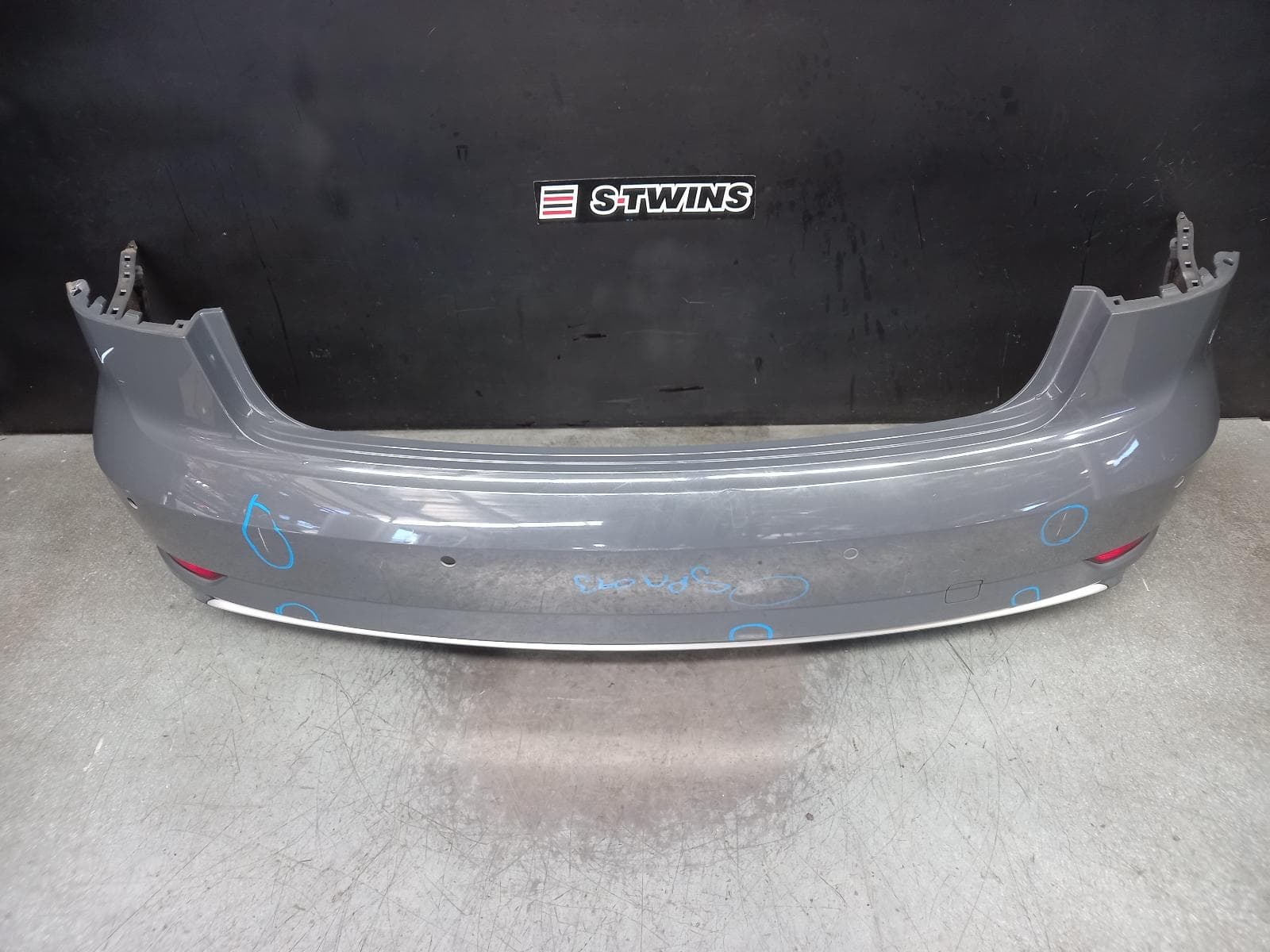Used auto part listing image: 2016 AUDI A3 REAR BUMPER 8V, A3, SEDAN/CABRIO, 11/13-10/20 0000375581