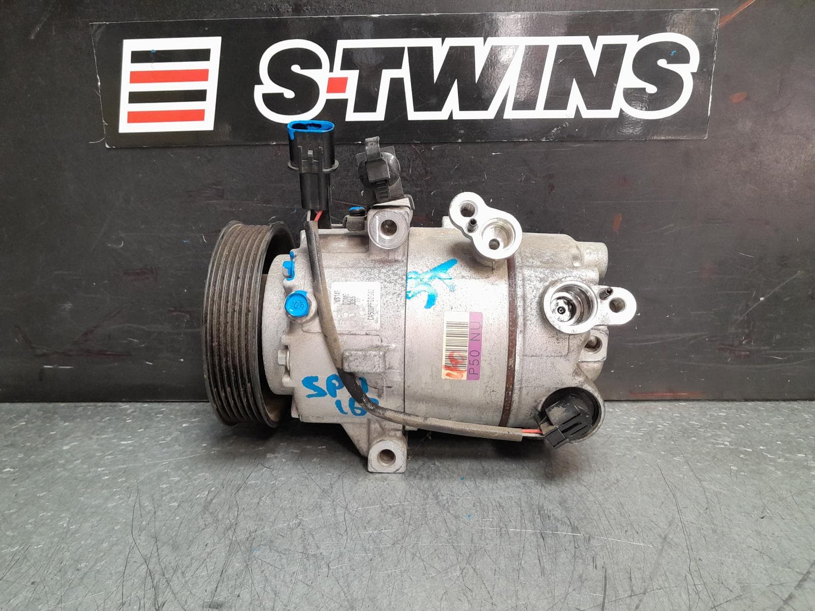 Used auto part listing image: 2019 HYUNDAI I30 A C COMPRESSOR PD, PETROL, 2.0, G4NC, HATCH (S. KOREA VIN KMHH), 03/17-12/23 0000371454