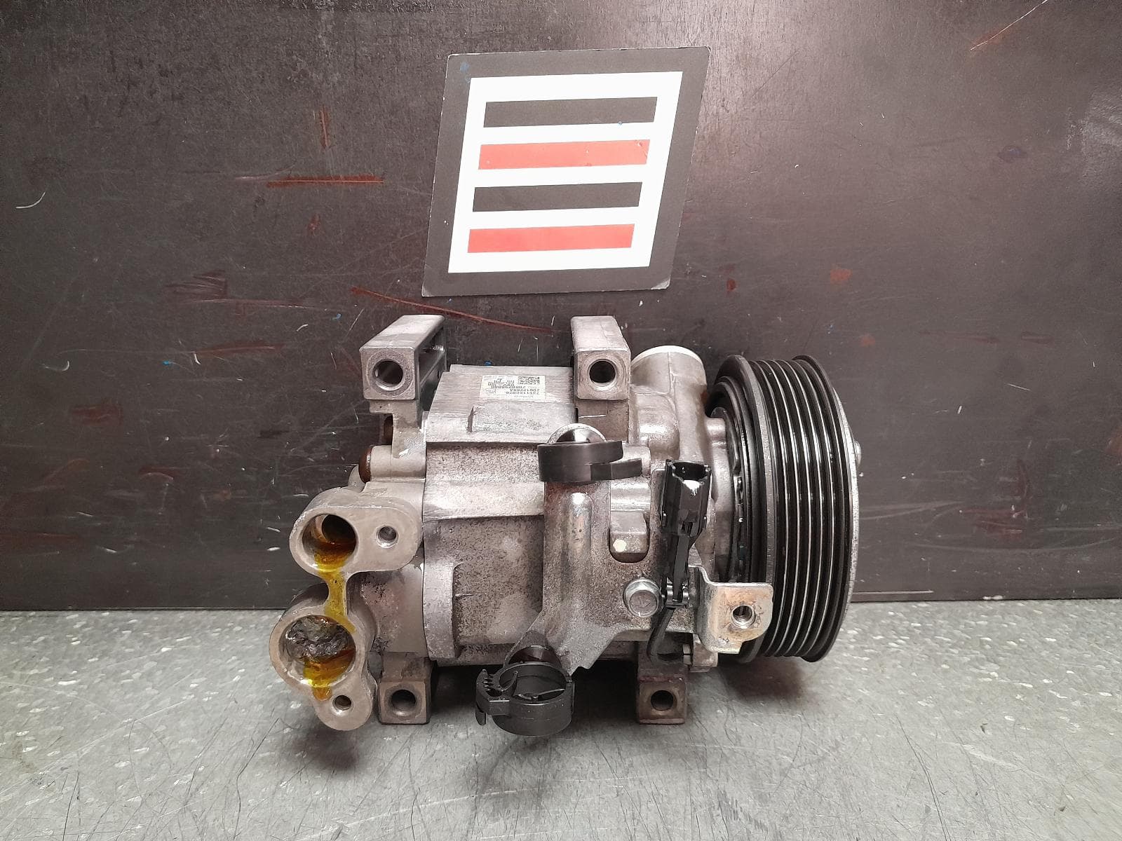 Used auto part listing image: 2012 SUBARU FORESTER A C COMPRESSOR 2.5, EJ25, PETROL, VALEO, P/N 73111FG000, 02/08-12/12 0000369464