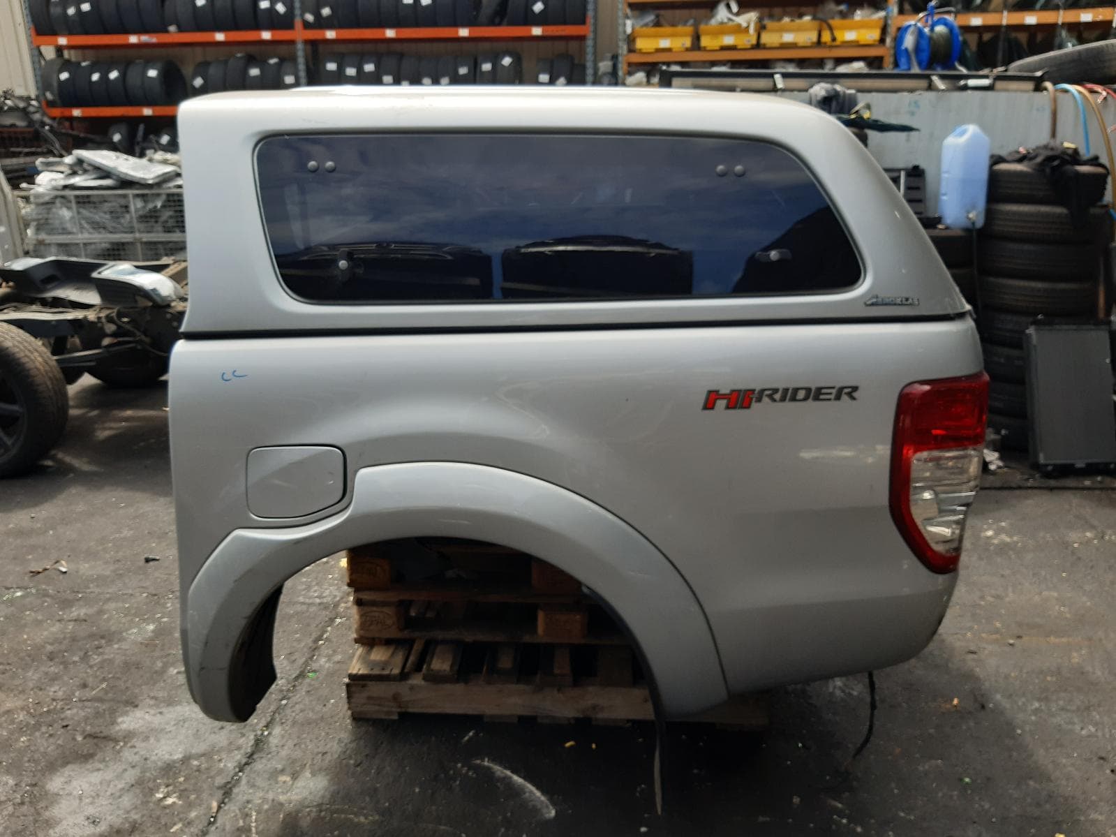 Used auto part listing image: 2017 FORD RANGER UTE BACK PX, UTE BACK, DUAL CAB, XL/XLS/XLT, NON TONNEAU COVER HOOK TYPE, 06/11-04/22 0000365641
