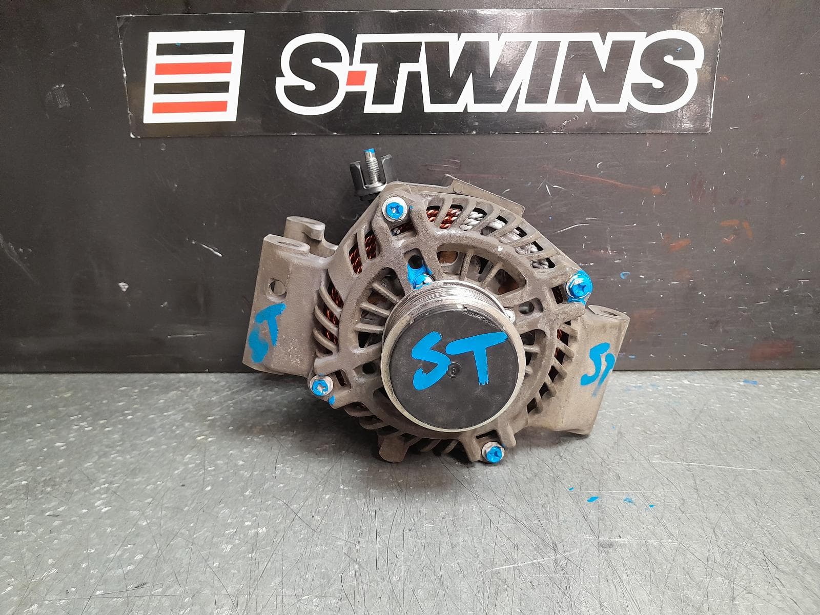 Used auto part listing image: 2019 FORD RANGER ALTERNATOR DIESEL, 3.2, P5AT, PX SERIES 3, 06/18-04/22 0000372426