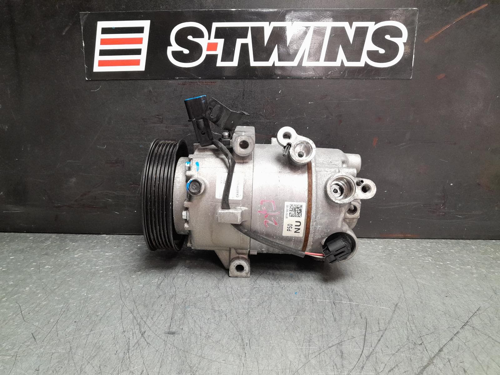 Used auto part listing image: 2020 HYUNDAI I30 A C COMPRESSOR PD, PETROL, 2.0, G4NC, HATCH (S. KOREA VIN KMHH), 03/17-12/23 0000371206