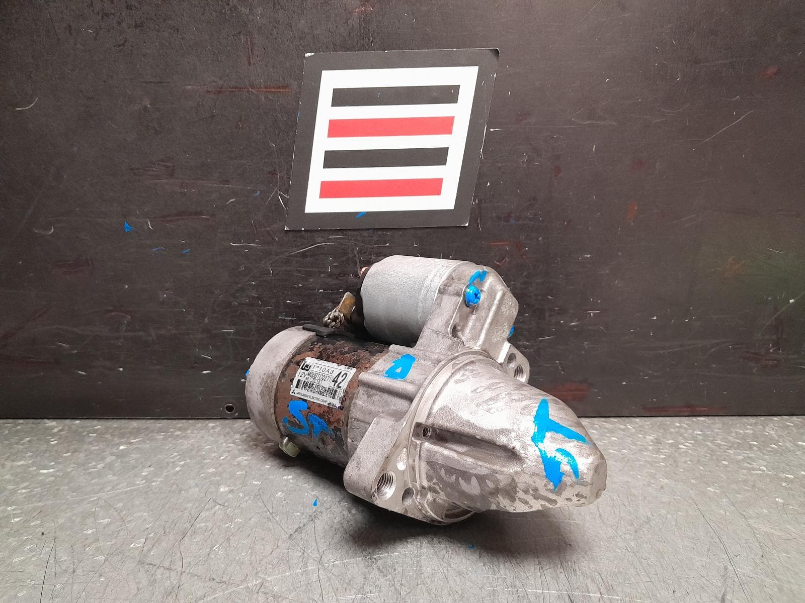 Used auto part listing image: 2017 MITSUBISHI OUTLANDER STARTER PETROL, 2.0/2.4, MITSUBISHI M000TC0271, ZK-ZL, 08/16-07/21 0000371767