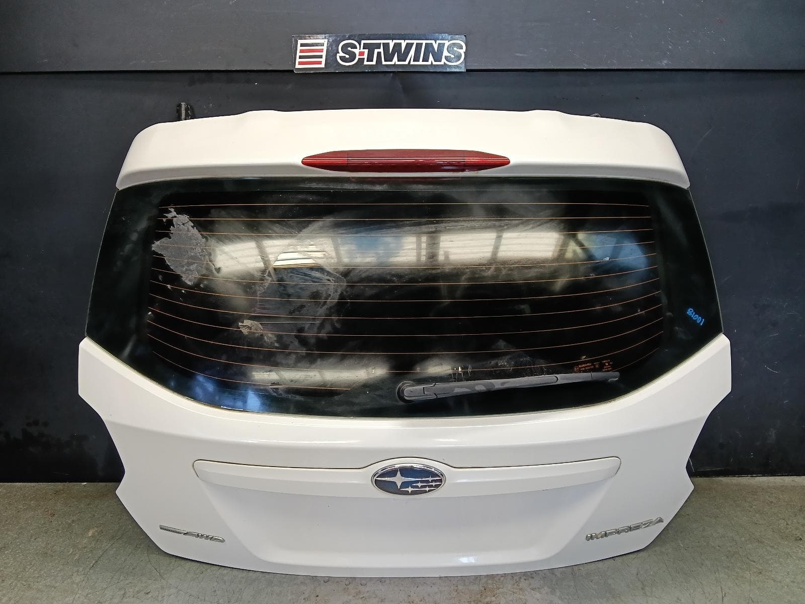 Used auto part listing image: 2015 SUBARU IMPREZA BOOTLID TAILGATE TAILGATE, G4, NON WRX/STi, 12/11-08/17 0000413790