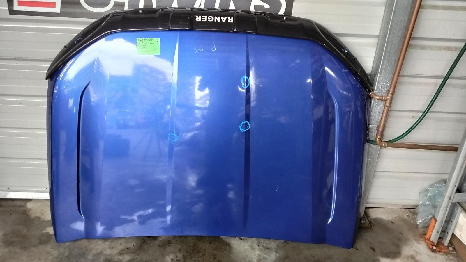 Used auto part listing image: 2016 FORD RANGER BONNET PX SERIES 2-3, 06/15-04/22 0000387298