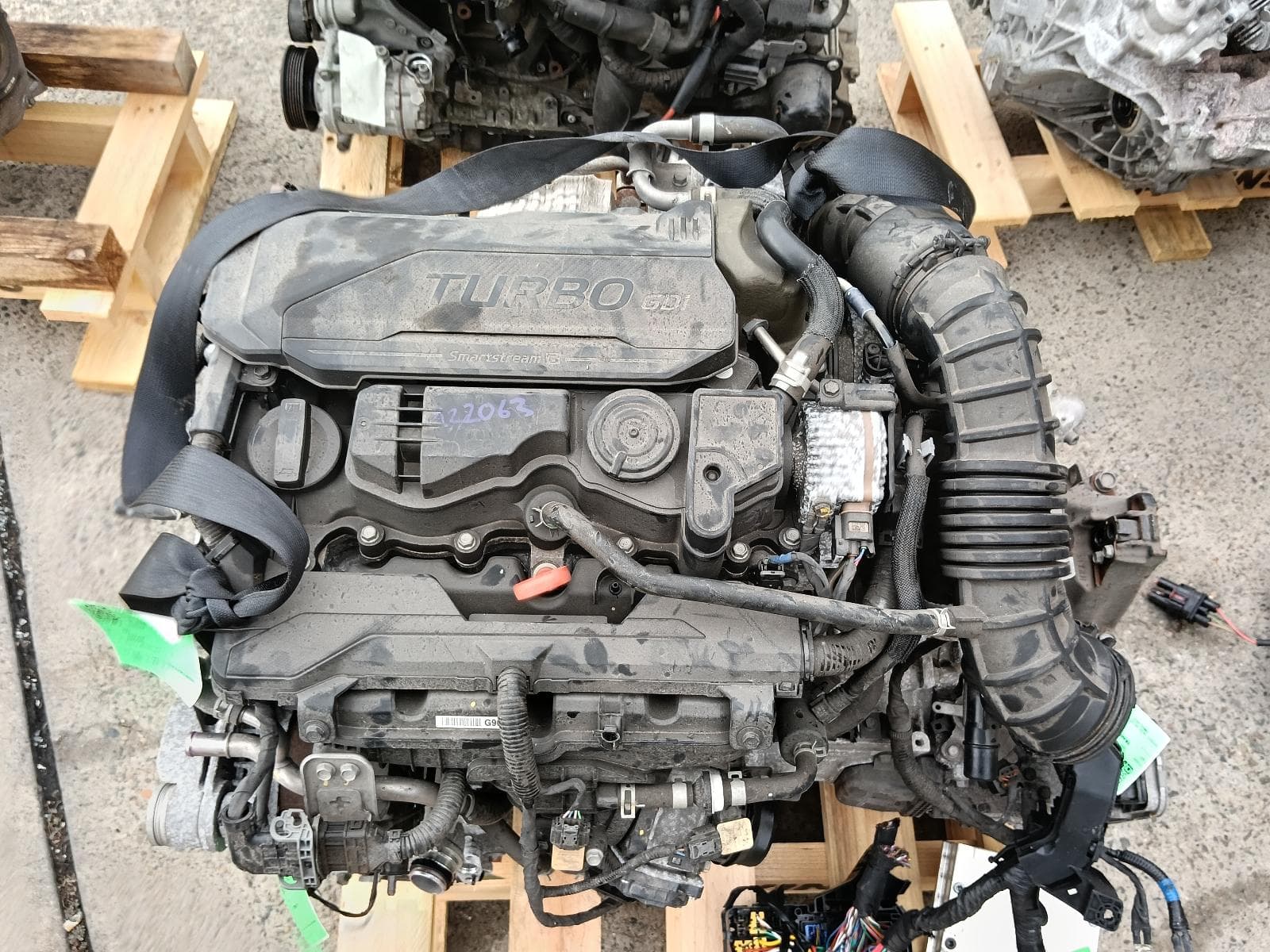 Used auto part listing image: 2022 HYUNDAI I30 ENGINE CN7, PETROL, 1.6, TURBO, G4FP, SEDAN (S.KOREA VIN KMHL), 08/20- 0000384312
