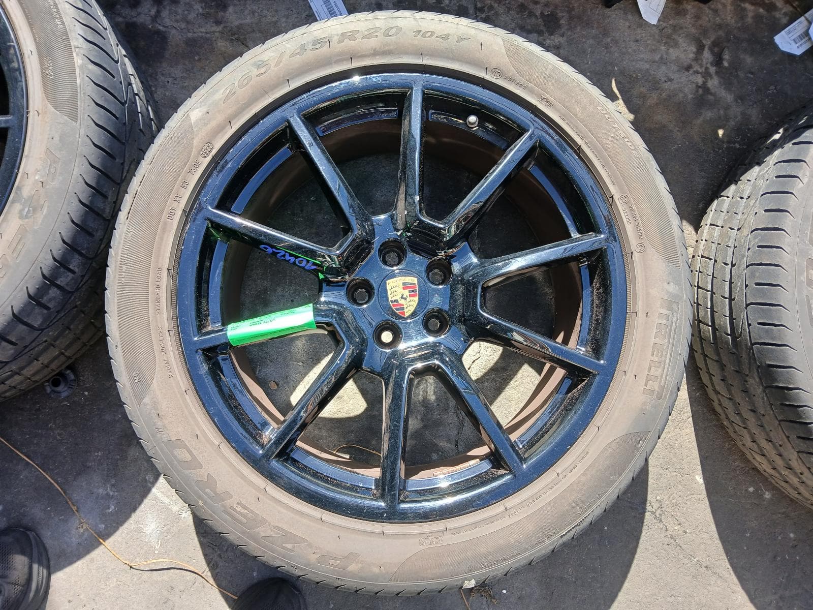Used auto part listing image: 2017 PORSCHE MACAN WHEEL MAG FACTORY, FRONT, 18X8IN, MACAN S, 95B, 06/14- 0000397311