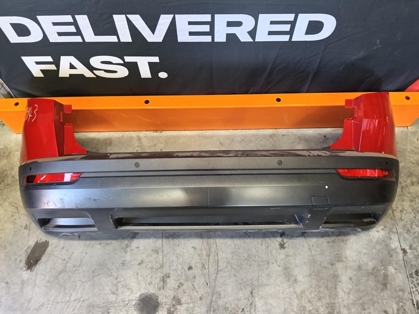 Used auto part listing image: 2021 SKODA KAROQ REAR BUMPER NU, BUMPER BAR (3 PIECE), NON SPORTLINE, 04/18-02/22 0000384333