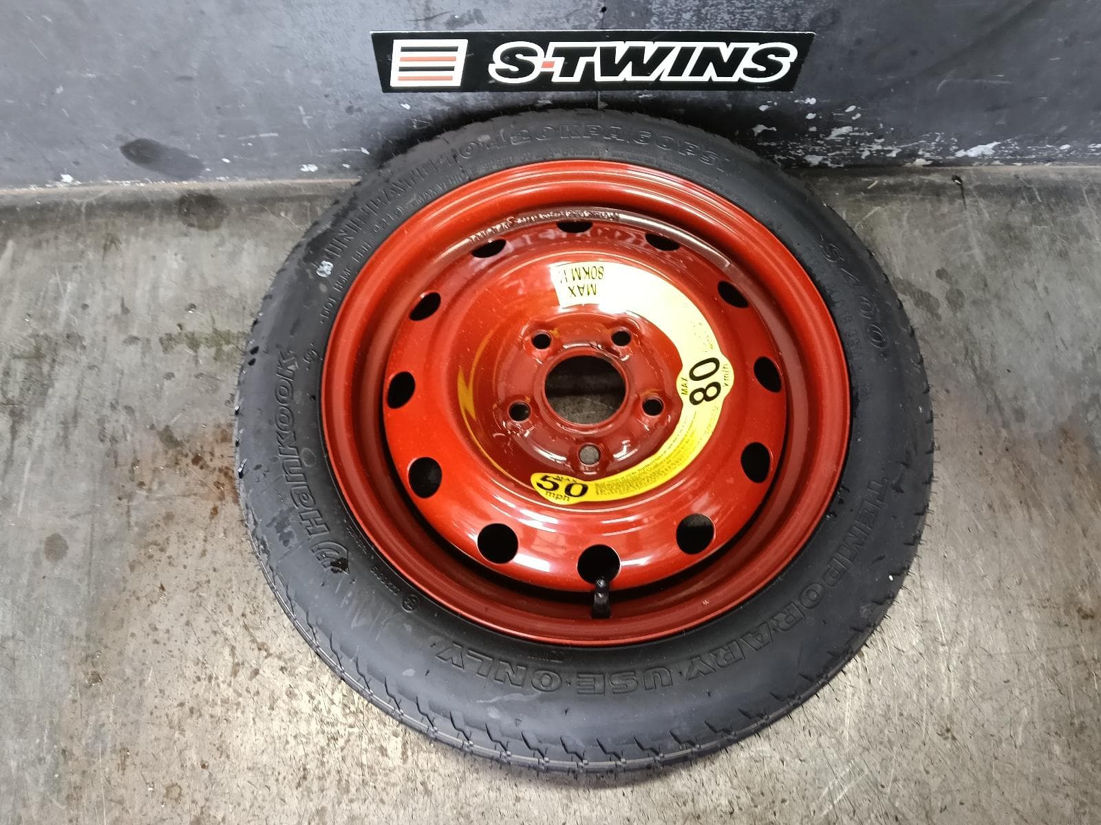 Used auto part listing image: 2019 KIA CERATO WHEEL STANDARD STEEL SPACE SAVER SPARE STEEL, BD, 04/18-09/24 0000390030