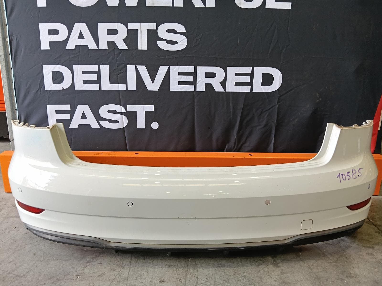 Used auto part listing image: 2018 AUDI A3 REAR BUMPER 8V, S3, SEDAN/CABRIO, LOWER, 01/14-10/20 0000390863