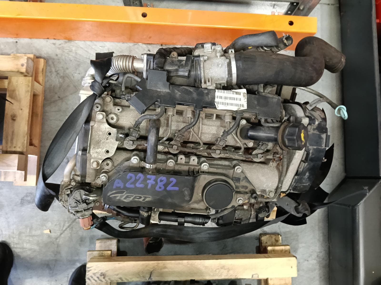 Used auto part listing image: 2019 IVECO DAILY ENGINE 6TH GEN, DIESEL, 2.3, TURBO, F1A, 136EVID, EURO 6, ADBLUE TYPE, 01/17- 0000393625