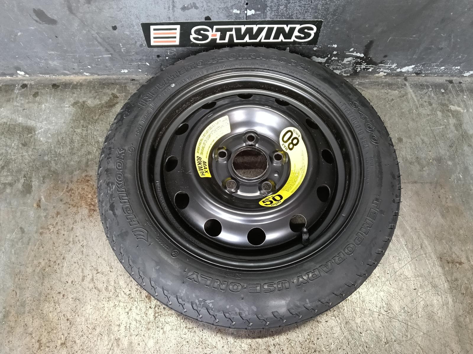 Used auto part listing image: 2021 KIA CERATO WHEEL STANDARD STEEL SPACE SAVER SPARE STEEL, BD, 04/18-09/24 0000394674