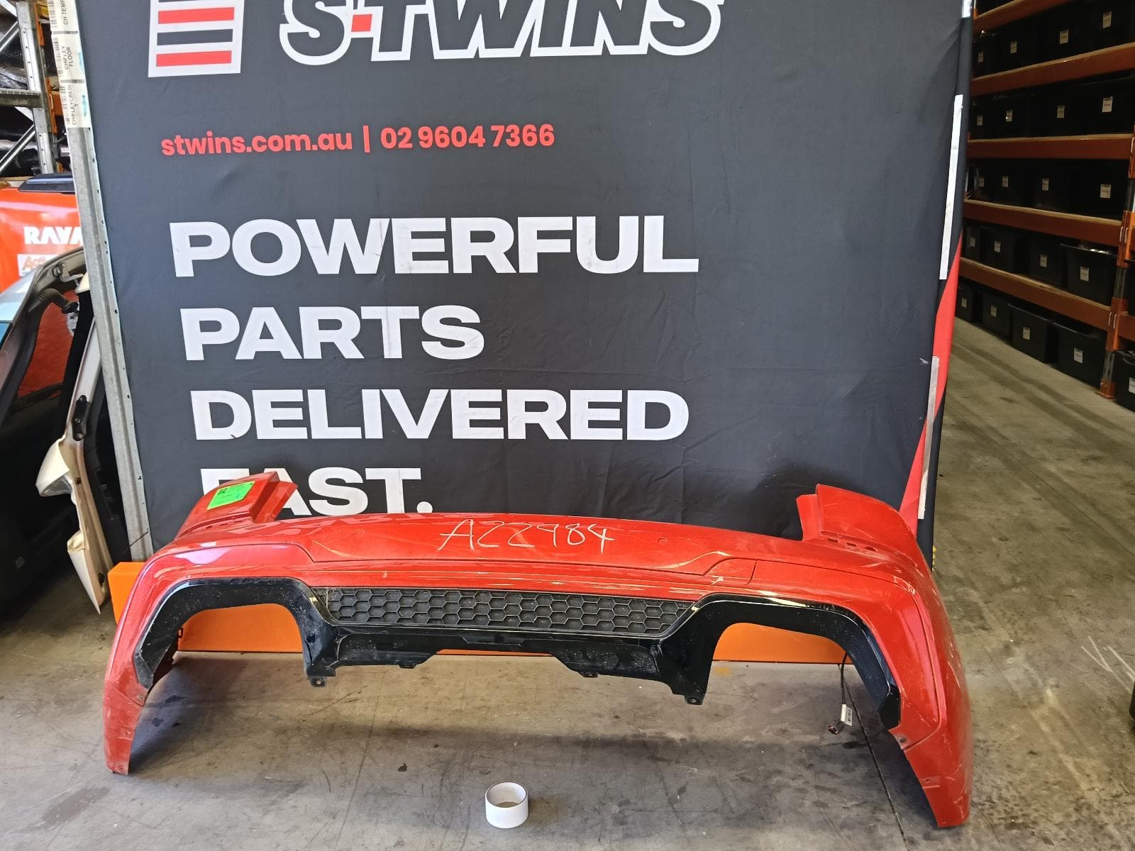Used auto part listing image: 2019 BMW X3 REAR BUMPER F97, BUMPER BAR, M COMPETITION, W/ PARK ASSIST TYPE, 08/19-07/21 0000394826