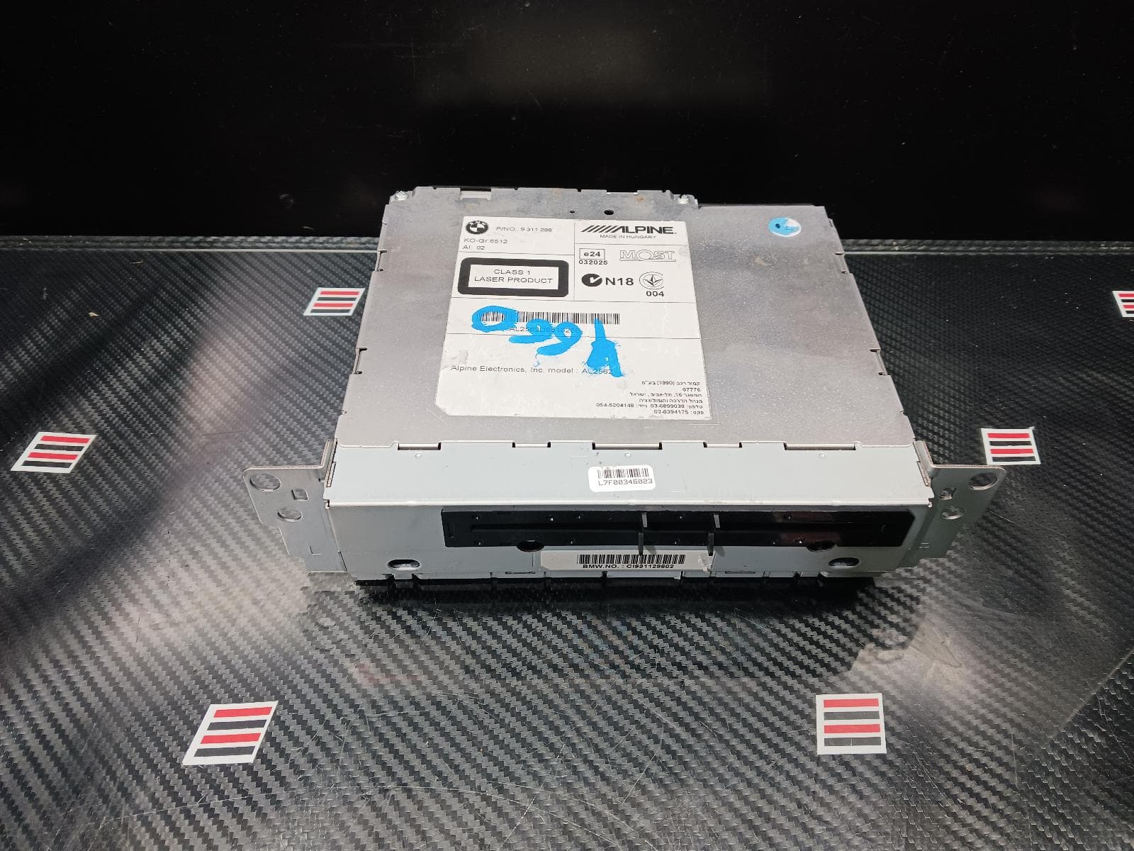 Used auto part listing image: 2013 BMW X3 HEAD UNIT, CHAMP 2, W/REVERSE CAMERA, NAVI ONLY, P/N 65129273868, F25, 12/10-08/17 0000197845