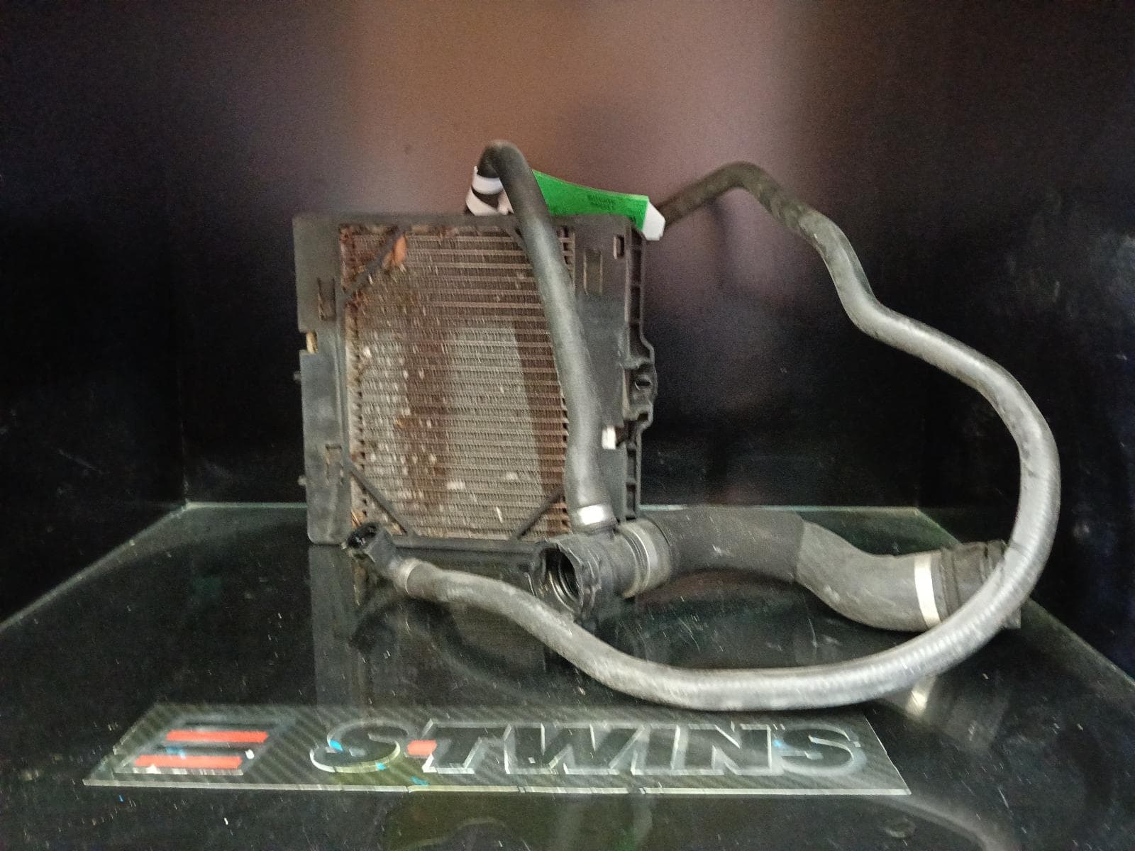 Used auto part listing image: 2015 BMW 4 SERIES RADIATOR LEFT AUX RADIATOR (BEHIND BUMPER), PETROL, 3.0, S55, F82/F83, 03/14-06/20 0000395889
