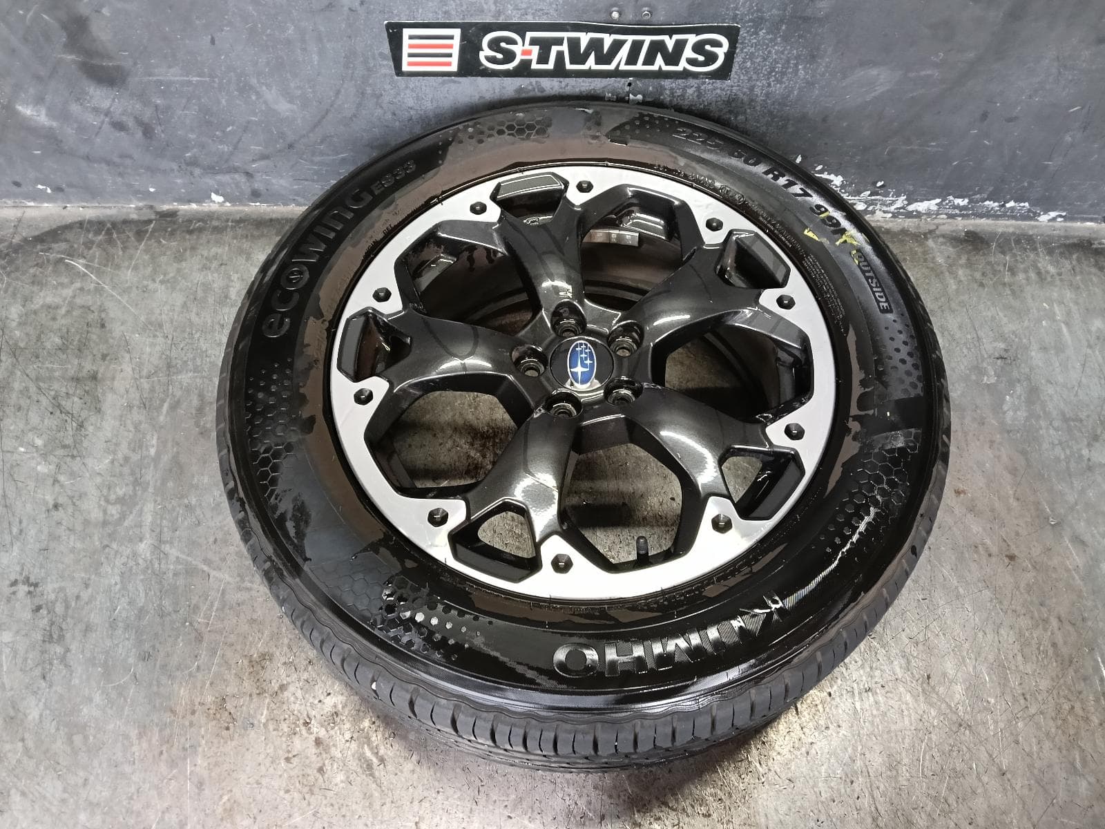 Used auto part listing image: 2020 SUBARU XV WHEEL MAG FACTORY, 17X7IN, 5 Y SPOKE, G5X, 03/17-06/23 0000405498