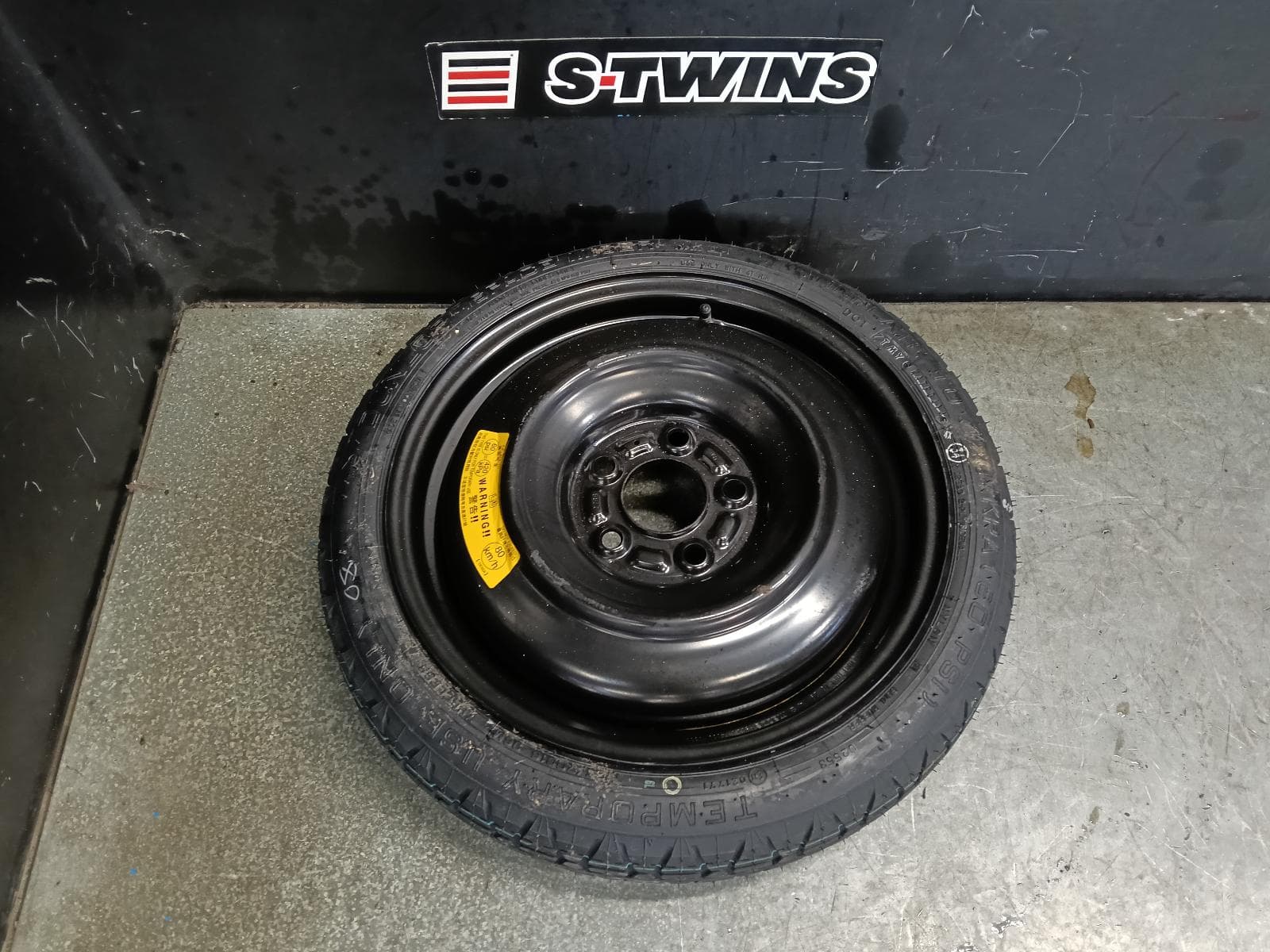 Used auto part listing image: 2015 MAZDA 3 WHEEL STANDARD STEEL SPARE, 16X4IN, BM, 11/13-05/16 0000412536