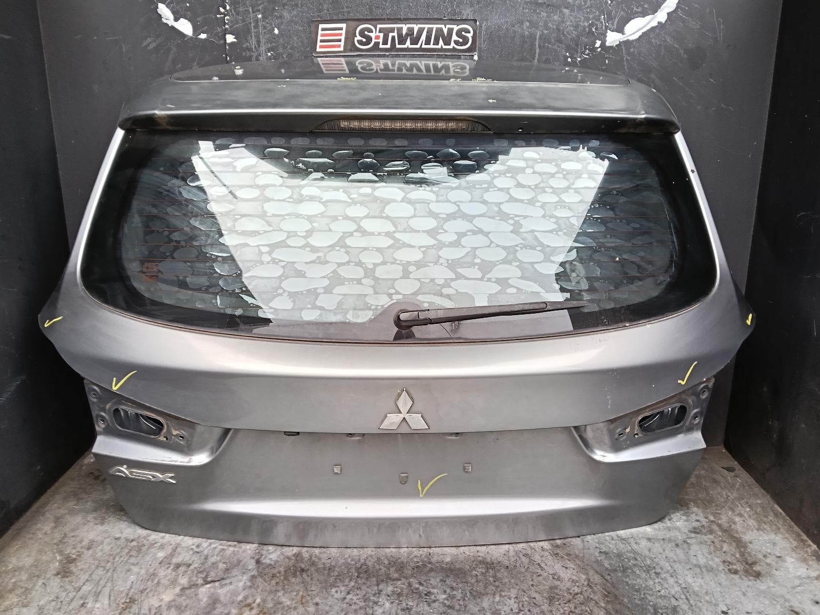 Used auto part listing image: 2013 MITSUBISHI ASX BOOTLID TAILGATE TAILGATE, XB-XC, W/ CAMERA TYPE, 09/13-06/17 0000407502
