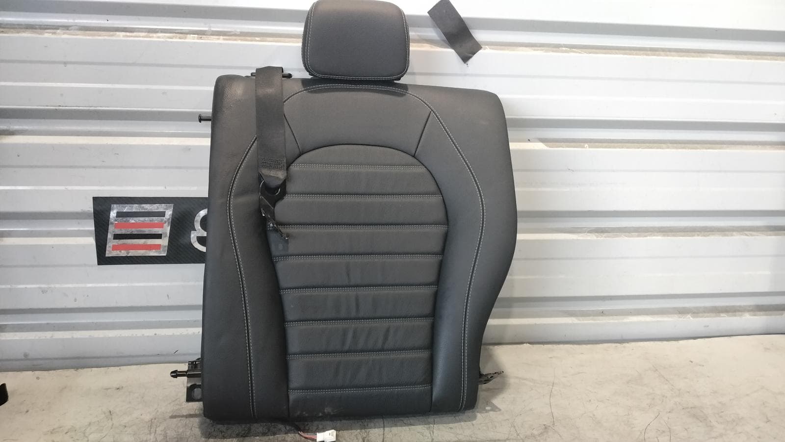 Used auto part listing image: 2019 MERCEDES GLC CLASS 2ND SEAT REAR SEAT LH REAR, LEATHER, BLACK, X253/C253, 09/15-03/23 0000407882