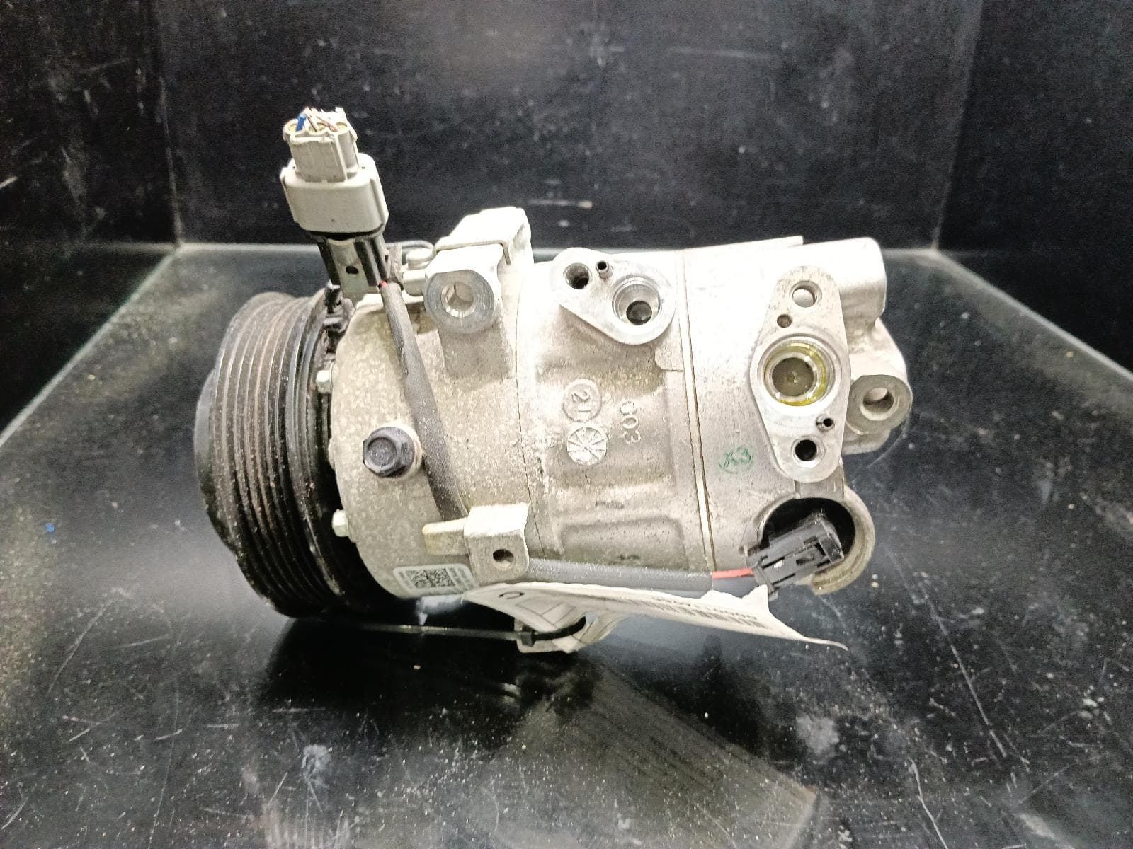 Used auto part listing image: 2022 HYUNDAI I20 A C COMPRESSOR BC3, PETROL, 1.6, TURBO, G4FV, 05/21- 0000408806