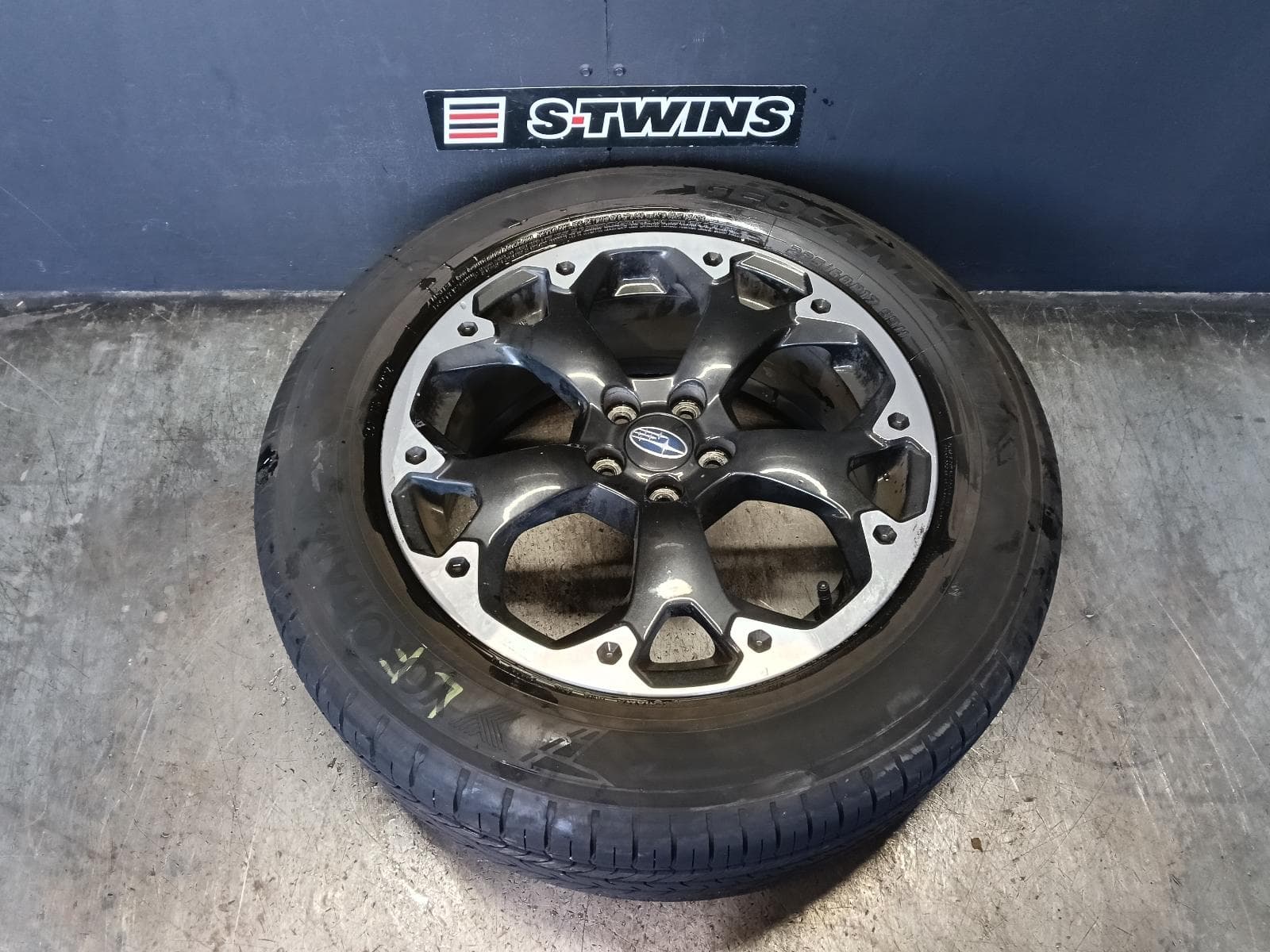Used auto part listing image: 2021 SUBARU XV WHEEL MAG FACTORY, 17X7IN, 5 Y SPOKE, G5X, 03/17-06/23 0000413088