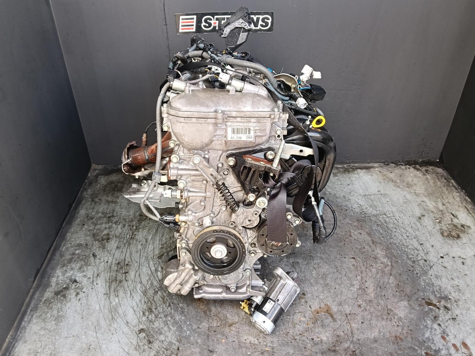 Used auto part listing image: 2015 TOYOTA COROLLA ENGINE PETROL, 1.8, 2ZR-FE, W/ BELT TENSIONER TYPE, 182R HATCH, 04/15-06/19 0000412148