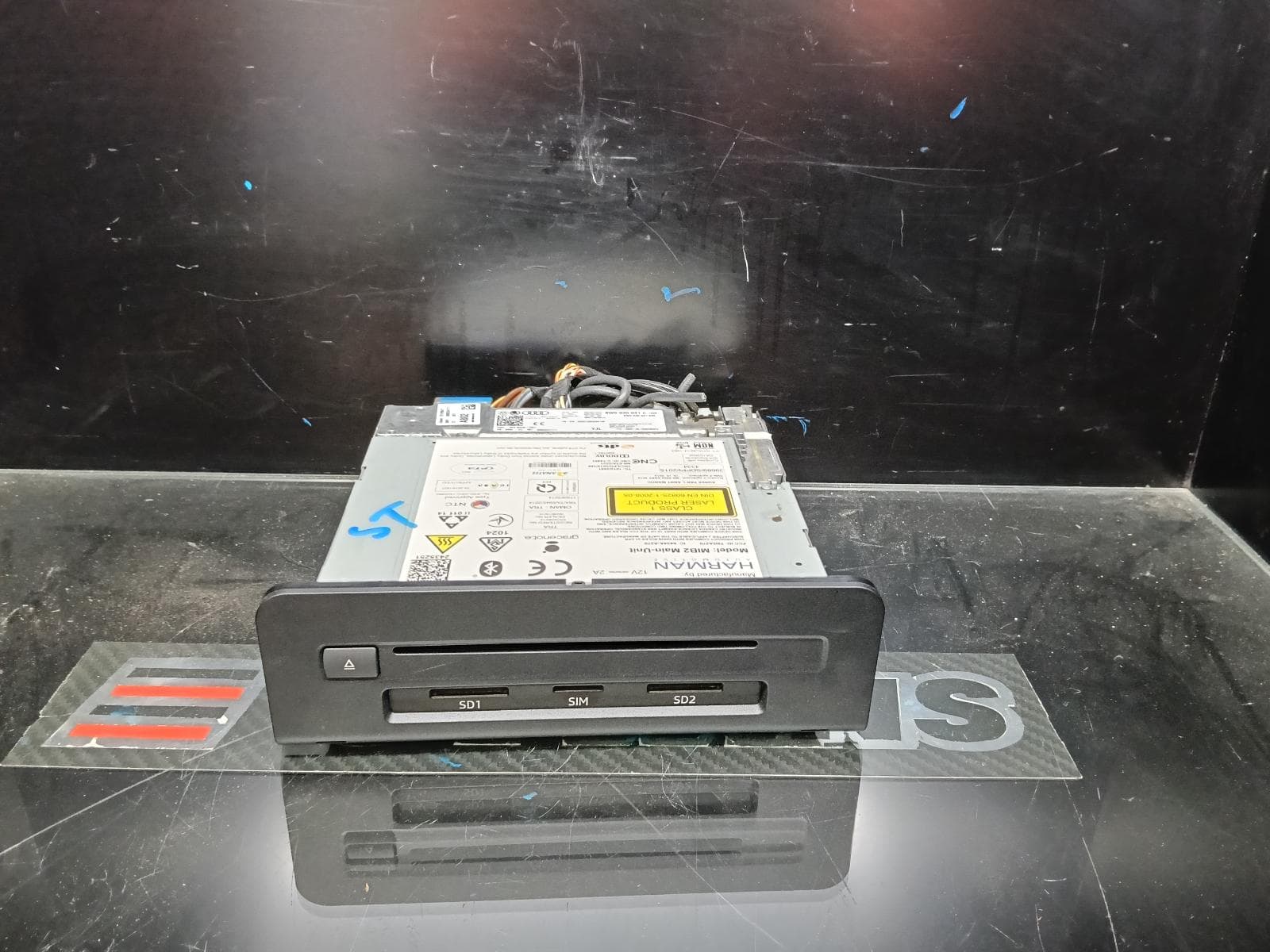 Used auto part listing image: 2019 AUDI Q5 FY, HEAD UNIT, MULTIMEDIA 2X SD CARD W/ SIM, 02/17-08/20 0000411909