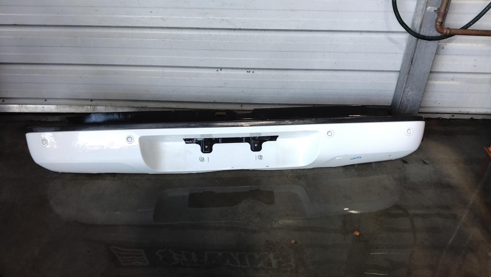 Used auto part listing image: 2019 FORD RANGER REAR BUMPER BUMPER BAR, PX SERIES 1-3, XL/XLS, W/ PARK SENSOR TYPE, 06/11-04/22 0000412815