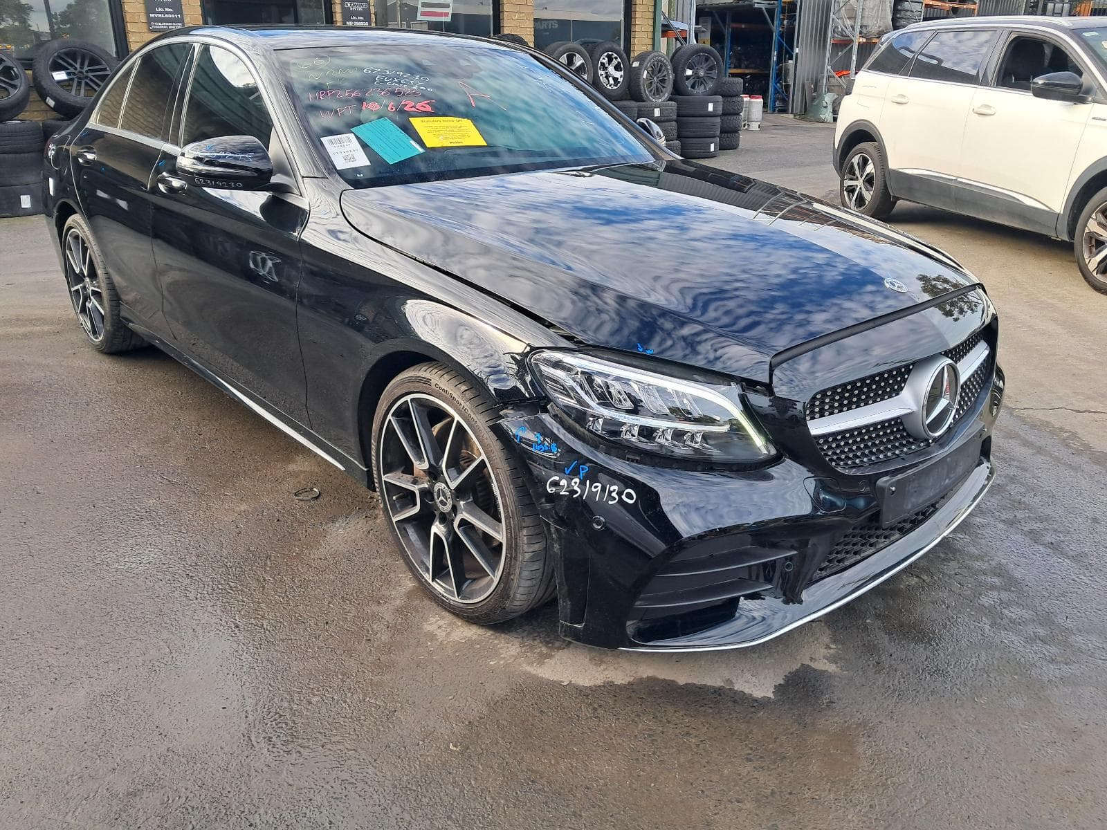 Featured wrecking vehicle: 2019 MERCEDES C CLASS (stock SPN987)