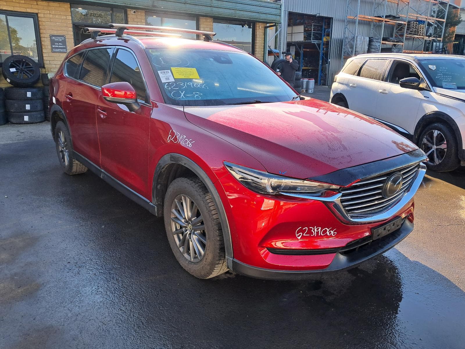 Featured wrecking vehicle: 2018 MAZDA CX8 (stock SPN996)
