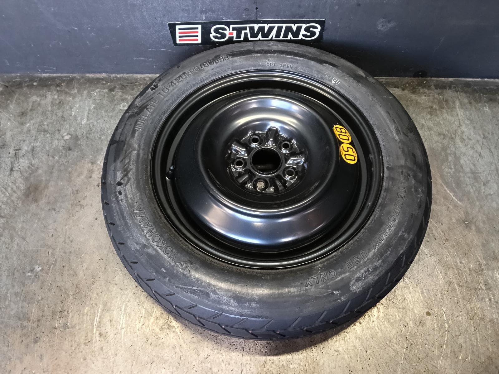 Used auto part listing image: 2018 TOYOTA RAV4 WHEEL STANDARD STEEL SPARE, 17X4IN, XA40, 12/12-12/18 0000415241
