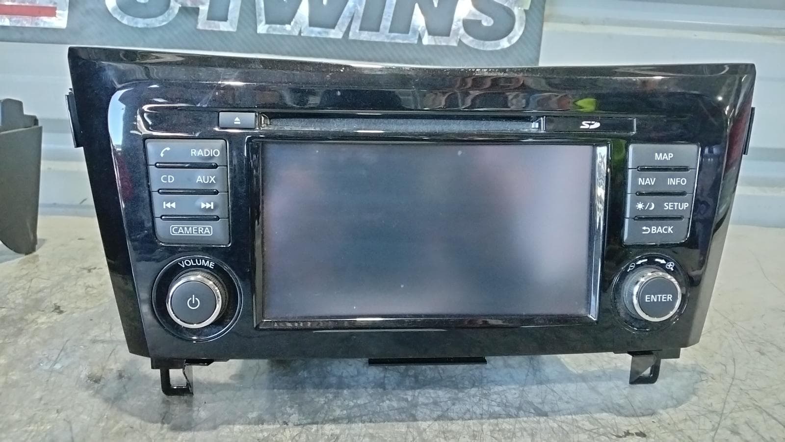 Used auto part listing image: 2018 NISSAN QASHQAI DISPLAY & HEAD UNIT, NON SAT NAV TYPE, J11, 07/17-07/21 0000411154