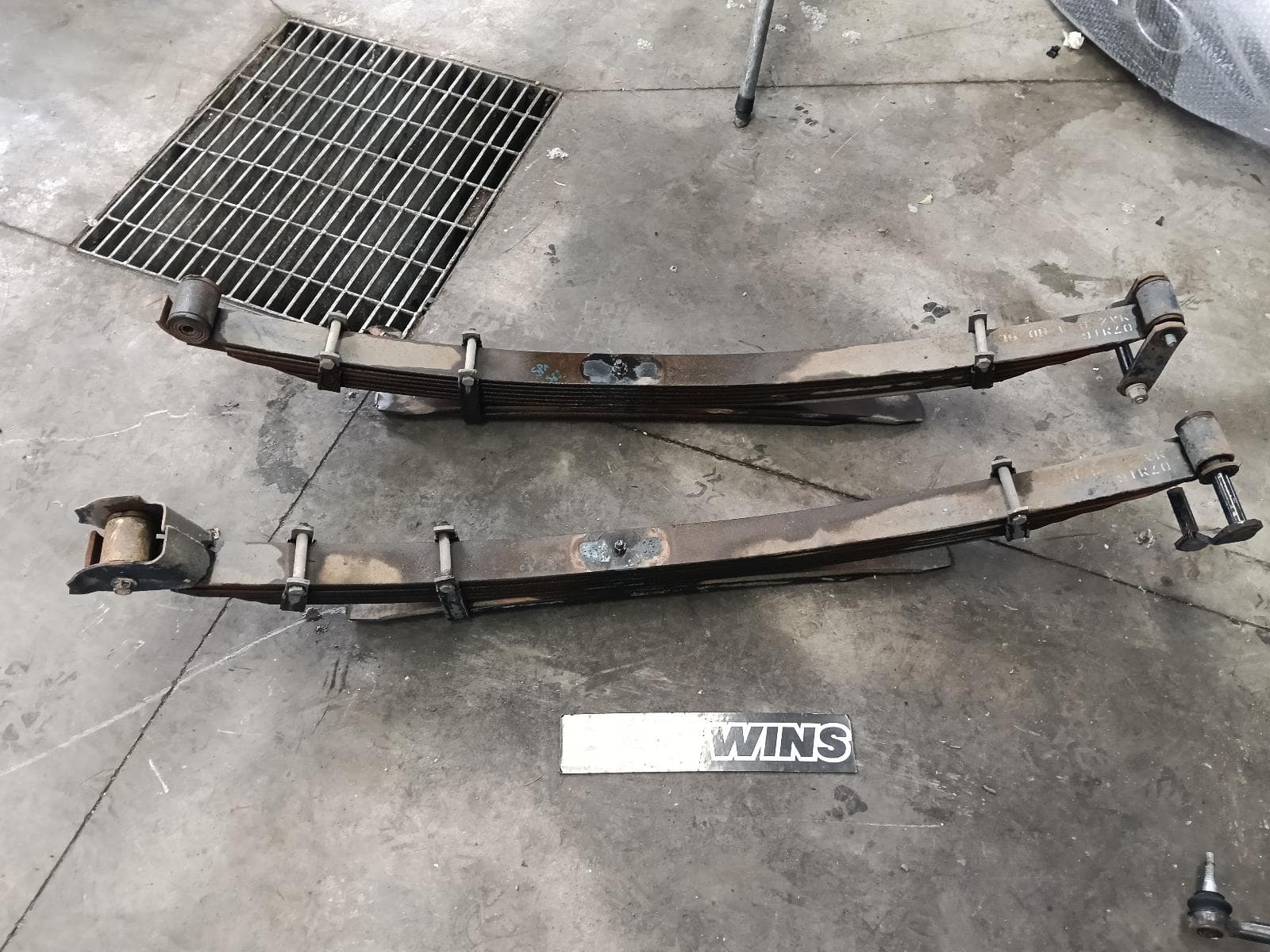 Used auto part listing image: 2016 FORD RANGER REAR LEAF SPRING PX, PAIR, 2WD, HI-RIDE, LIFTED HEIGHT, 06/11-04/22 0000415824