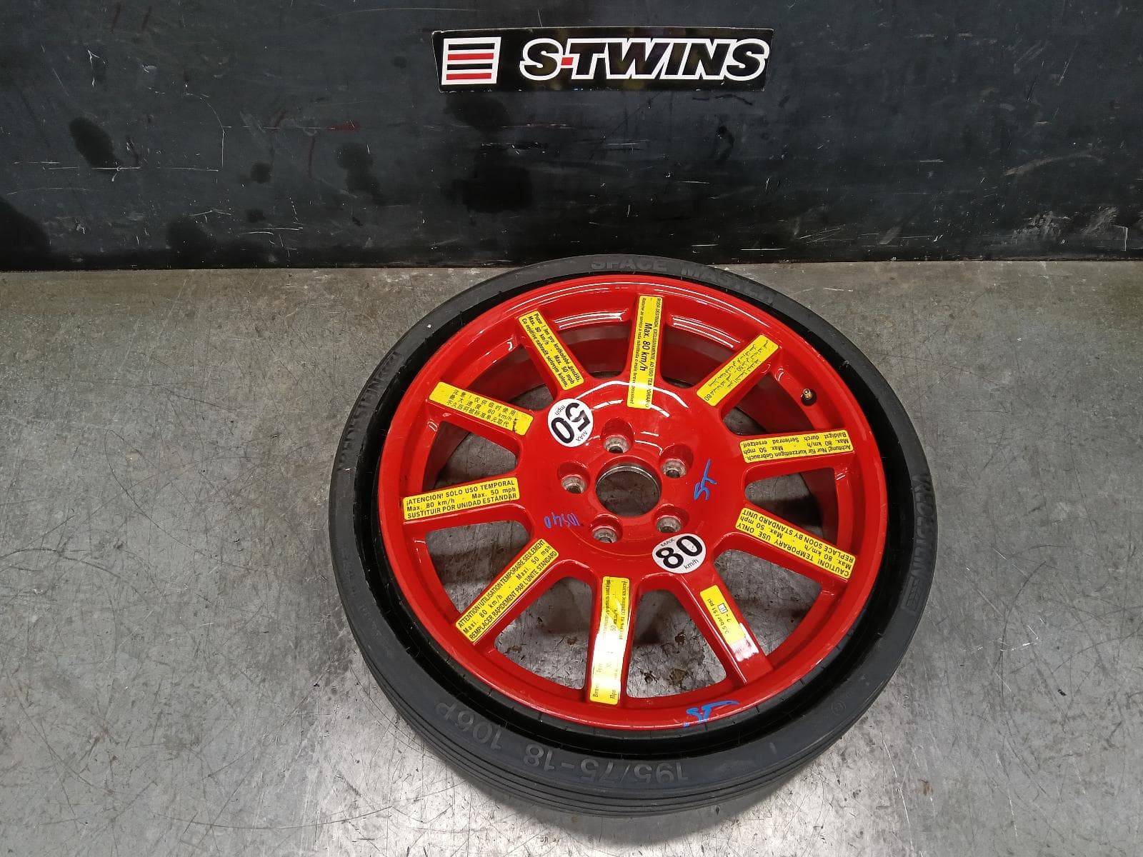 Used auto part listing image: 2015 PORSCHE MACAN WHEEL STANDARD STEEL SPACE SAVER SPARE, 18IN, 95B, 06/14- 0000416156